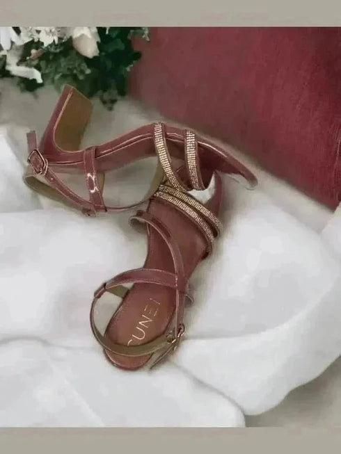 Womens Coffee Brown Heels